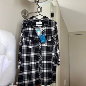 Balsam and Spruce Button down Knit top 2x